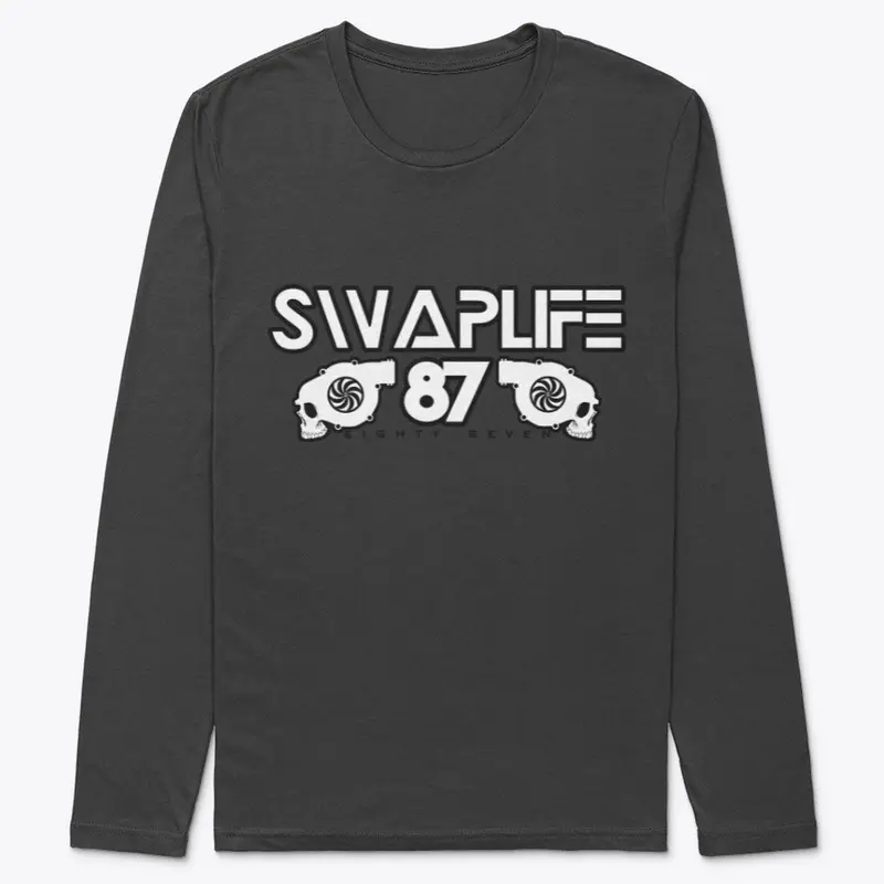 SWAPLIFE87(WHITELOGO) LONG SLEEVE