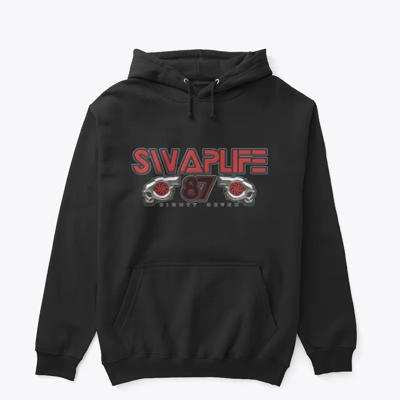 SWAPLIFE87(REDLOGO) PULLOVER HOODIE