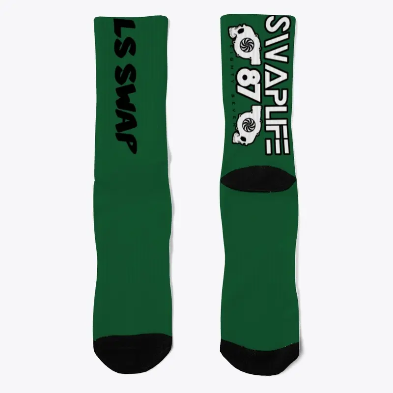 SWAPLIFE87(WHITELOGO) SOCKS